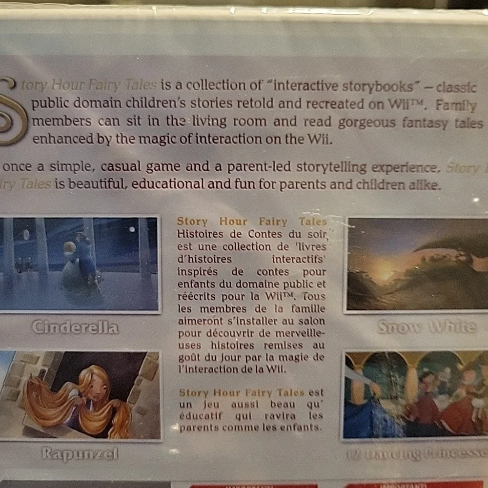Story Hour: Fairy Tales (Nintendo Wii,‎ 2008) Complete